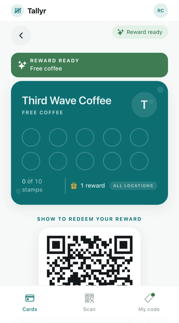 A card in Tallyr